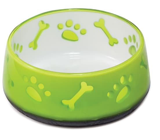 Миска пластиковая на резинке утяжеленная "Градиент" салатовая 0.3 л (30271002)