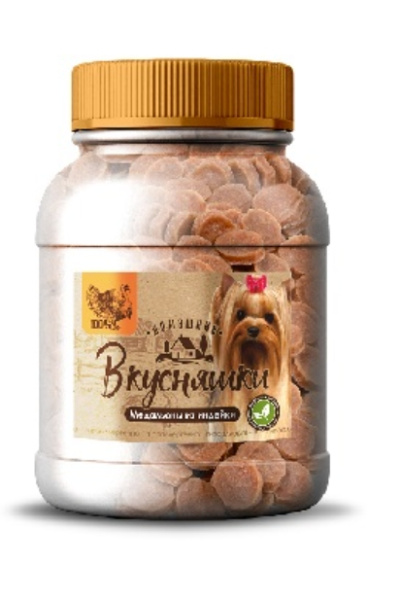 Домашние Вкусняшки Медальоны из индейки 500 г