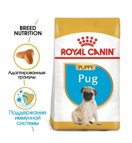 Еда для щенков Сухой корм для щенков Royal Canin Pug Puppy