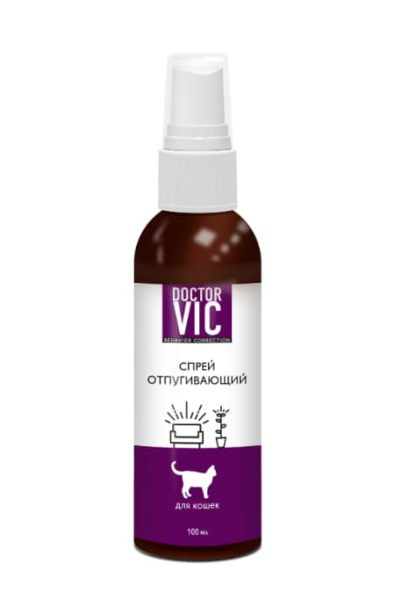 Спрей отпугивающий "Doctor VIC" для кошек