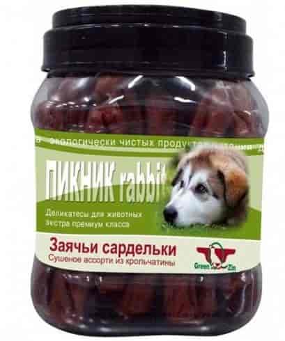 Сушеные колбаски из кролика Green Qzin "ПИКНИК 2" 750 гр (716839)