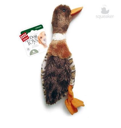 Игрушка для собак "GiGwi" "Утка с пищалками" (75254)