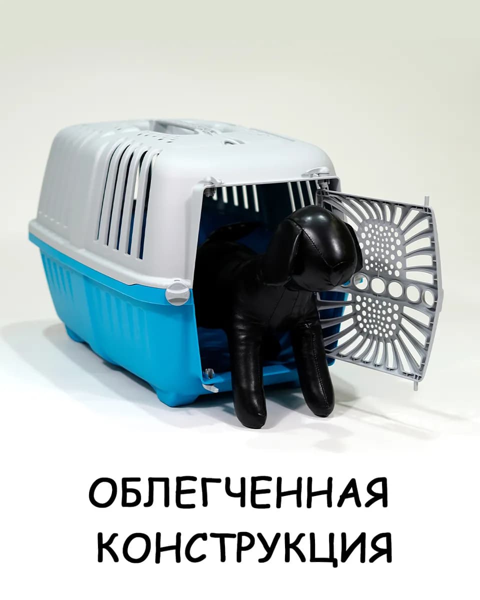 Переноска для собак JOLLYPAW (синяя)