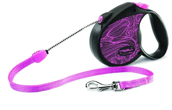 Поводок-рулетка Triol Colour Pink (трос)