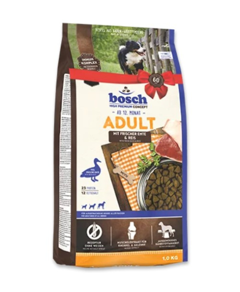 Еда для собак Bosch Adult (утка с рисом)