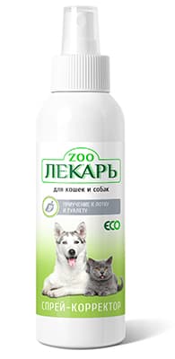 Спрей-корректор приучение к туалету и лотку ЭКО ZOOЛЕКАРЬ 200 мл (000912)
