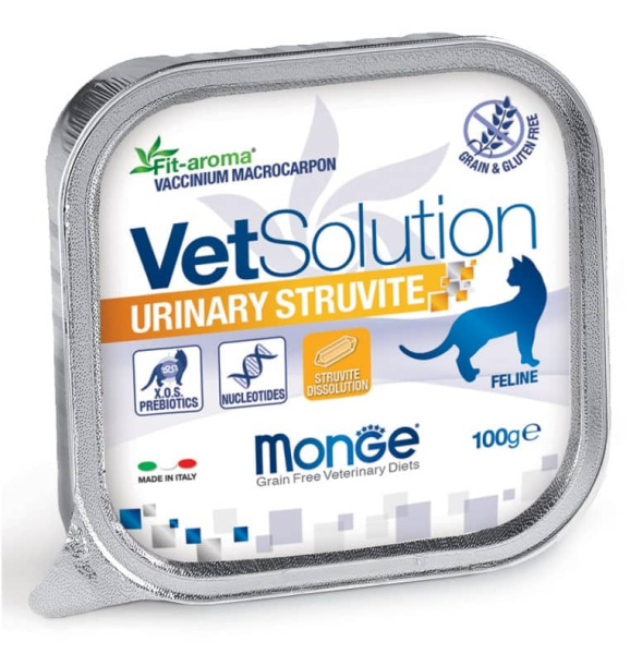 Лечебный Рацион для кошек Monge VetSolution Urinary Struvite Cat