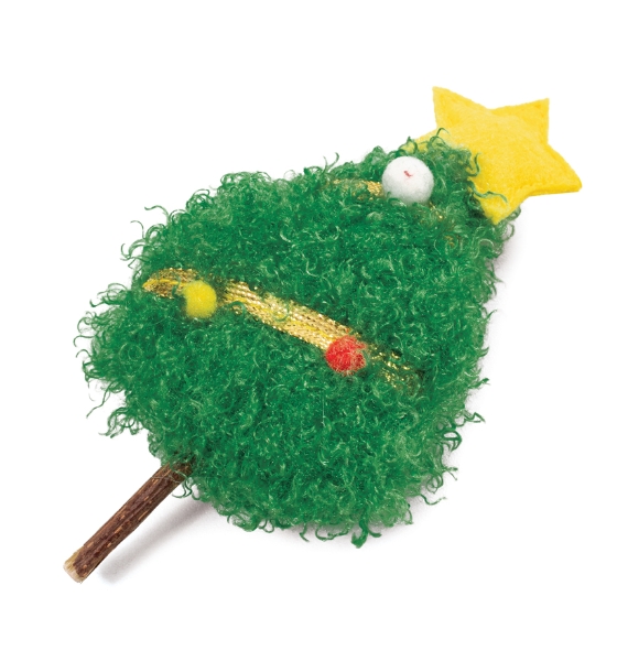 Игрушка для кошек "Пушистая елочка" NEW YEAR