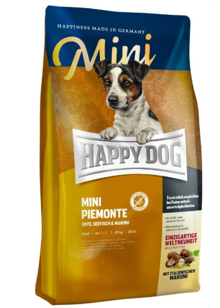 Каталог Сухой корм для собак HAPPY DOG Supreme Mini Piemonte для собак