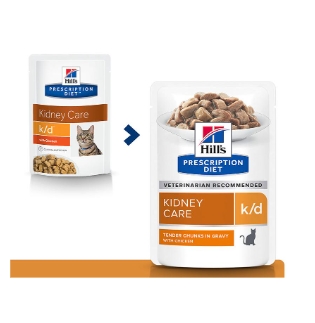 Лечебная Диета для кошек и котов Hill's Prescription Diet k/d (курица)