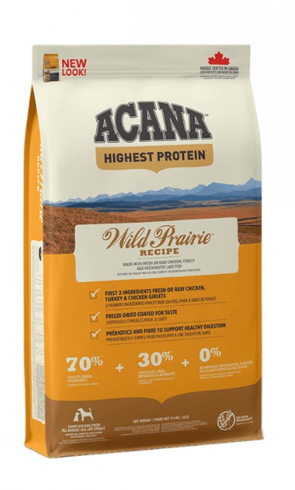 Еда для собак Сухой корм для собак ACANA WILD PRAIRIE Dog (курица)