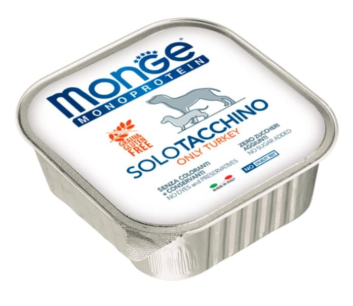 Паштет для собак Monge Dog Monoprotein Adult Turkey (индейка)