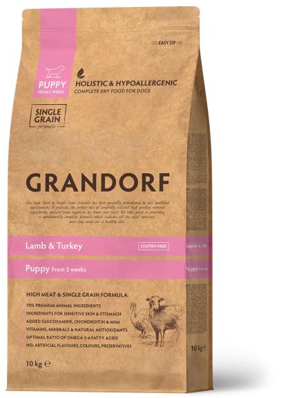 Каталог Сухой корм для щенков Grandorf Puppy (ягненок, индейка) для собак