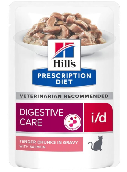 Лечебный корм для кошек Hill's Prescription Diet i/d Digestive Care (лосось)