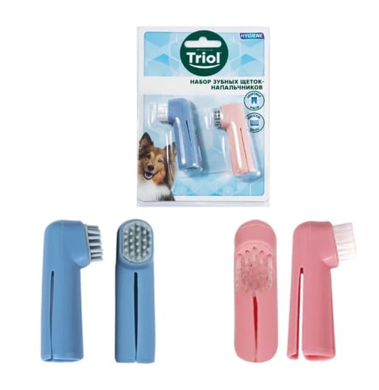 Набор зубных щеток-напальчников TRIOL 6 см*2 шт (30511001)