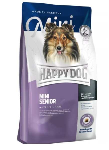 Каталог Сухой корм для собак HAPPY DOG Supreme Mini Senior для собак