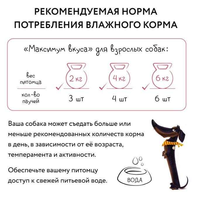 Пауч Мнямс мясное рагу с телятиной и тыквой для собак "Максимум вкуса"