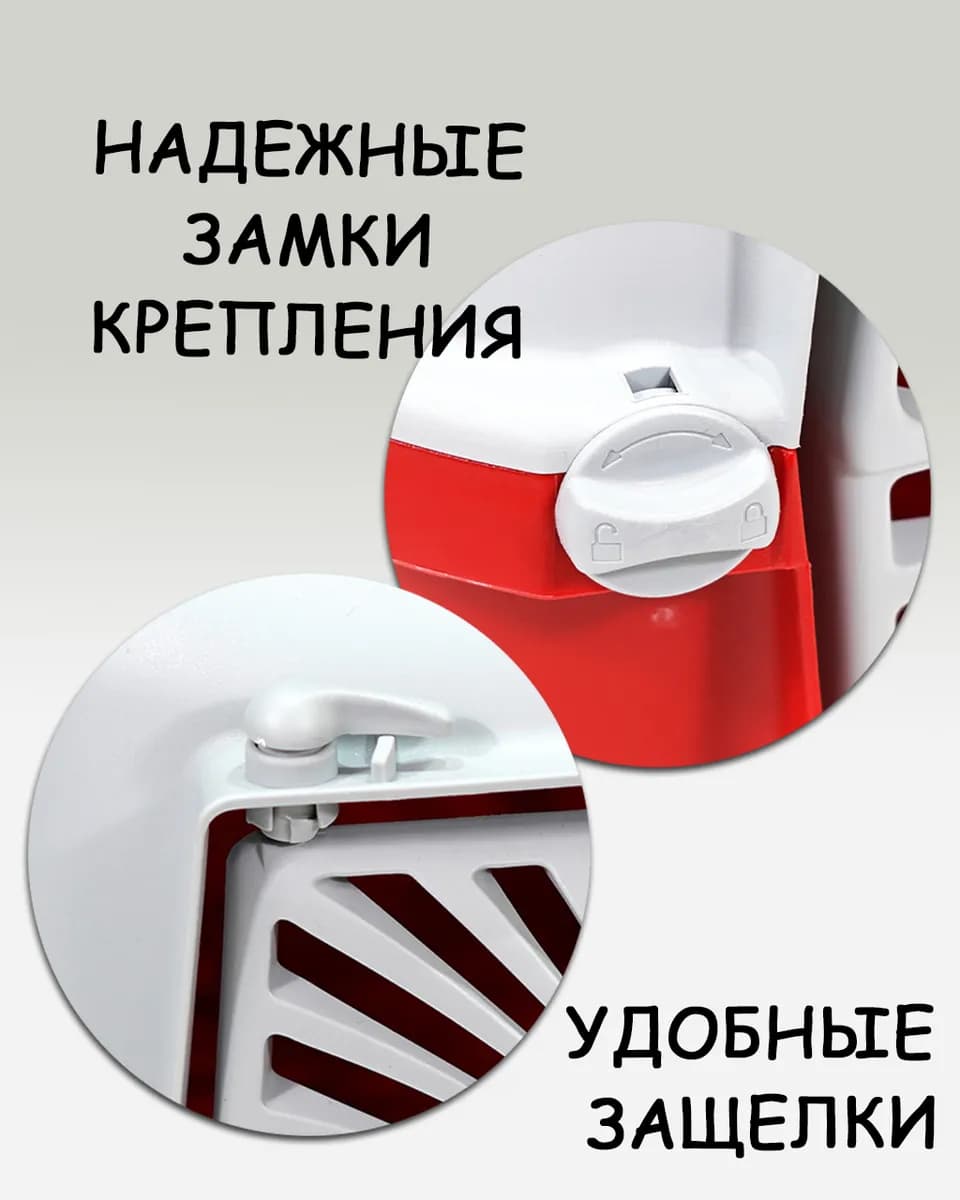 Переноска для собак JOLLYPAW (красная)