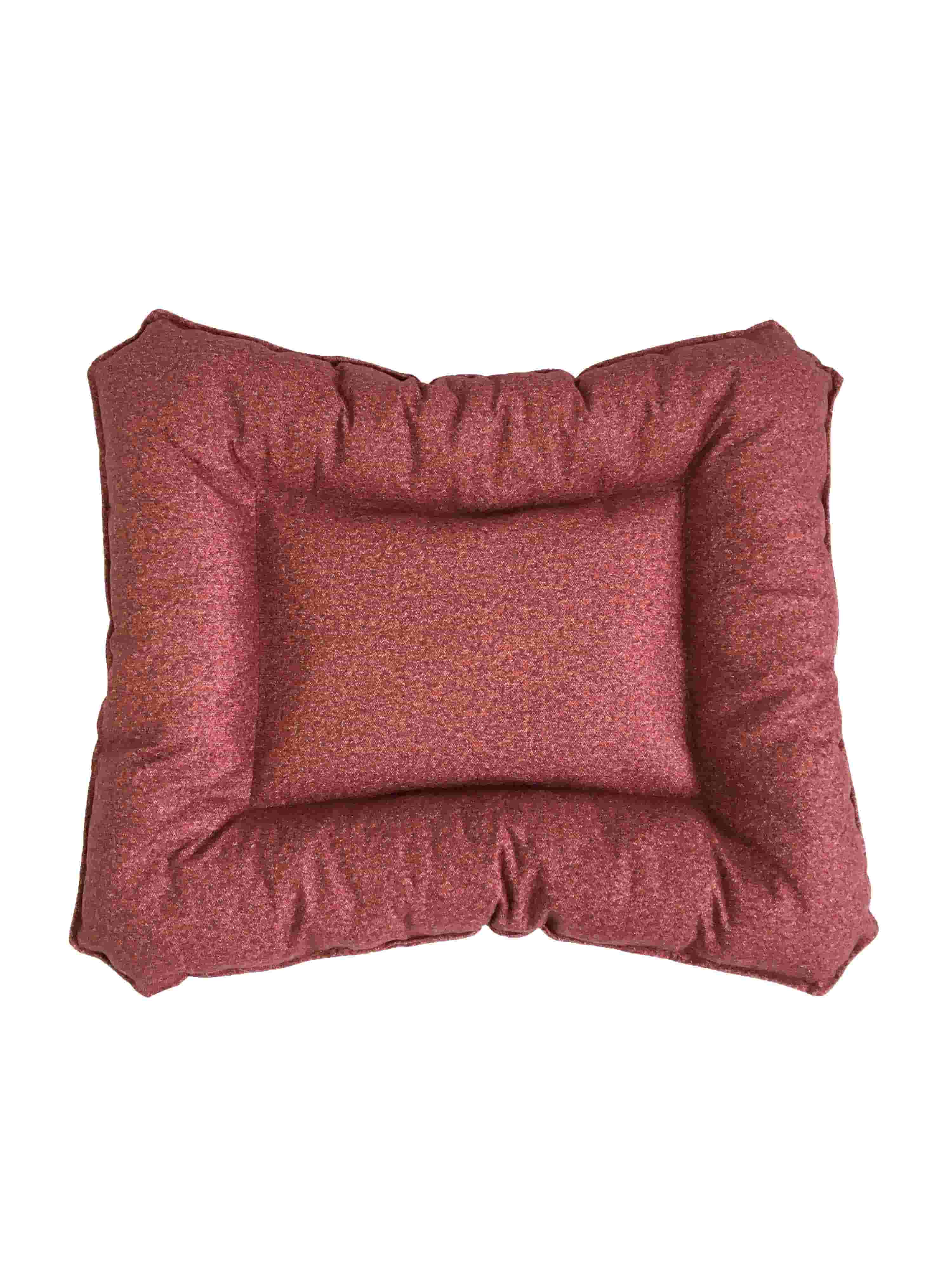 Лежанка-подушка прямоугольная Тото7 (брусничный)