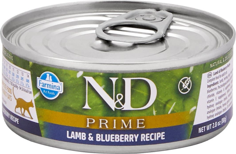 Кошачий корм Farmina N&D Cat Prime Lamb & Blueberry