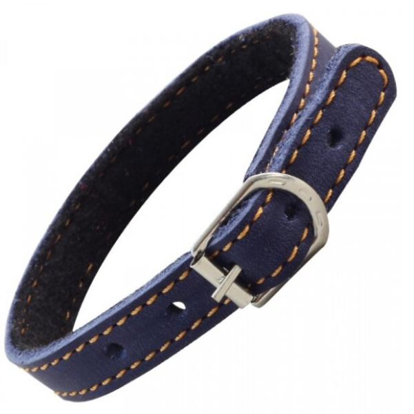 Ошейник для собак кожаный на синтепоне Gamma 12 мм*300 мм (11232064)