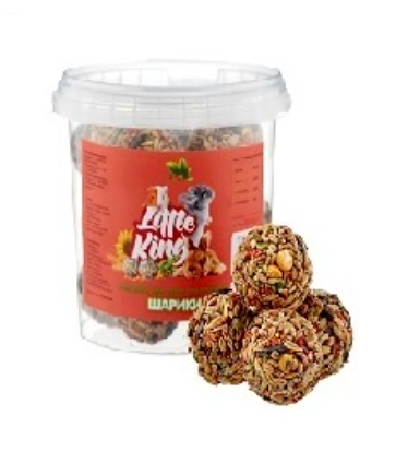 Лакомство для грызунов Зерновые шарики Little King 12 шт