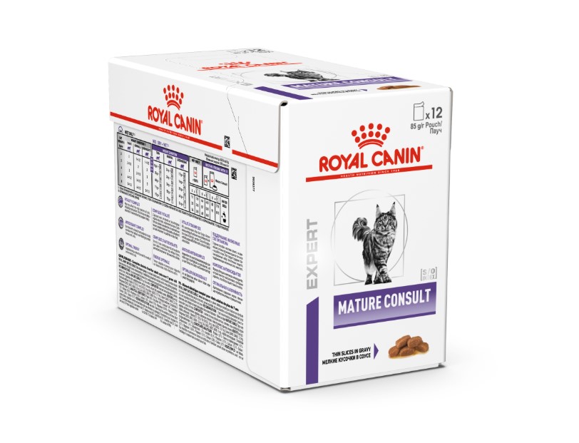 Влажный корм для кошек Royal Canin Mature Consult (кусочки в соусе)