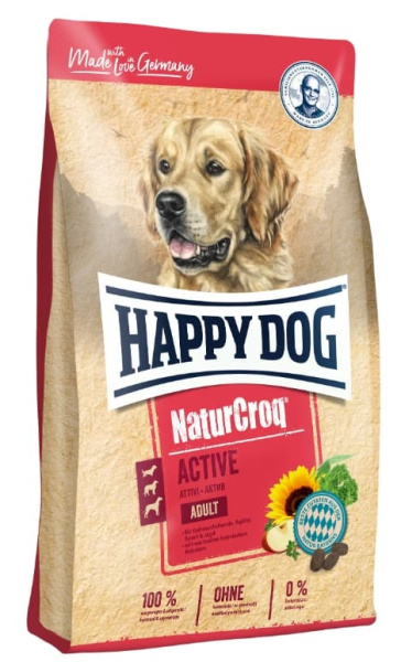 Каталог Сухой корм для собак HAPPY DOG Premium NaturCroq Active 15 кг (60530) для собак
