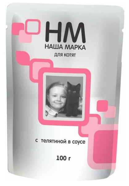 Рацион для котят Наша Марка (телятина)