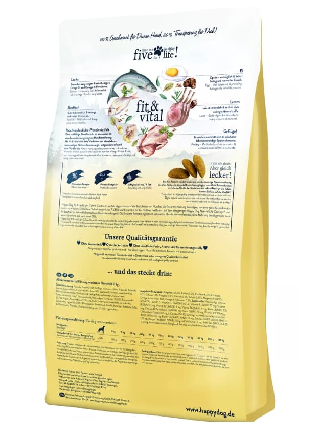 Каталог Сухой корм для собак HAPPY DOG Supreme Fit&Well Light Calorie Control для собак