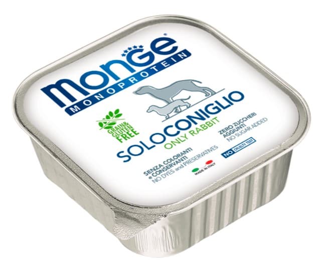 Паштет для собак Monge Dog Monoprotein Adult Rabbit (кролик)