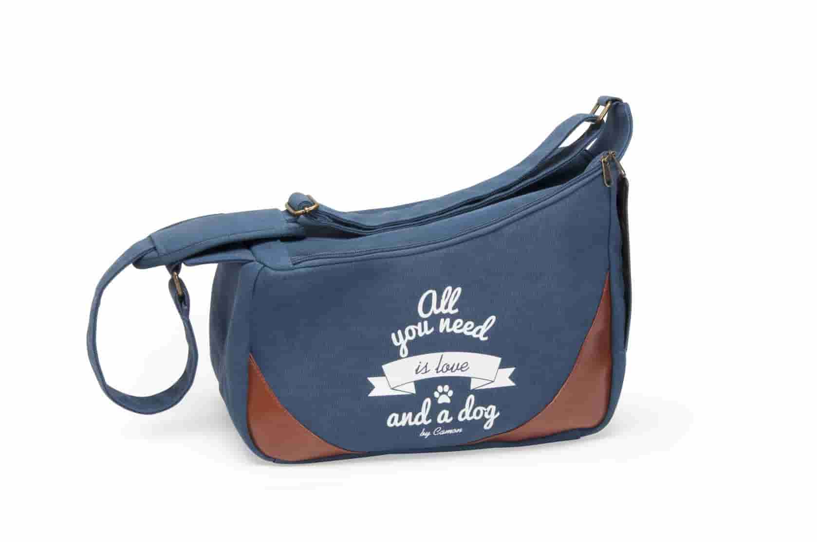 Сумка-переноска для собак Camon, голубая (CA606/F)