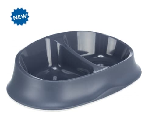 Миска двойная для собак 2х0.25 л "TRIXIE" (24966)