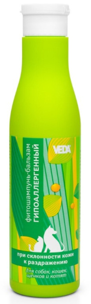 Фитошампунь-бальзам гипоаллергенный для кошек