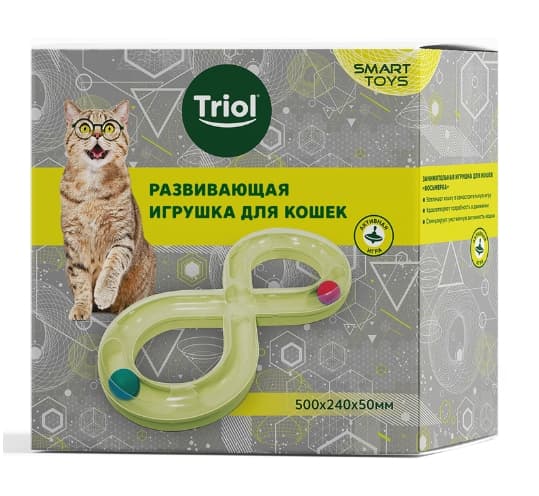 Triol Развивающая игрушка для кошек SMART TOYS "Восьмерка"