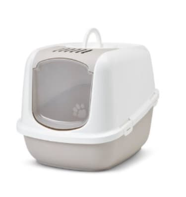 Кошачий Лоток SAVIC Nestor Jumbo 66.5x48.5x46.5 см, белый/мокко