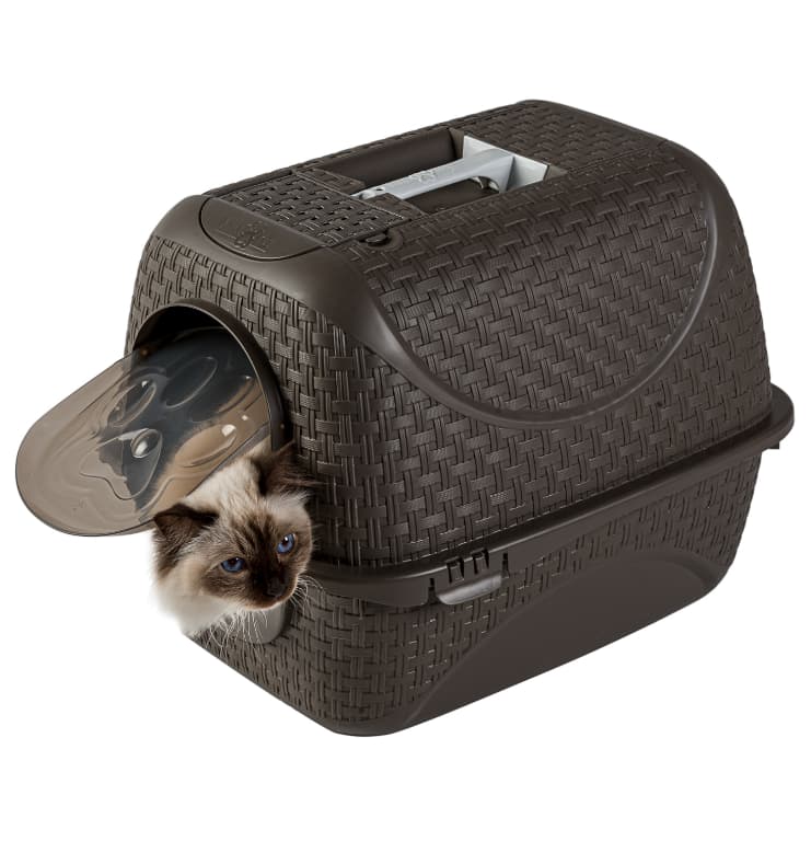 Био-туалет для кошек BAMA PET PRIVE, коричневый