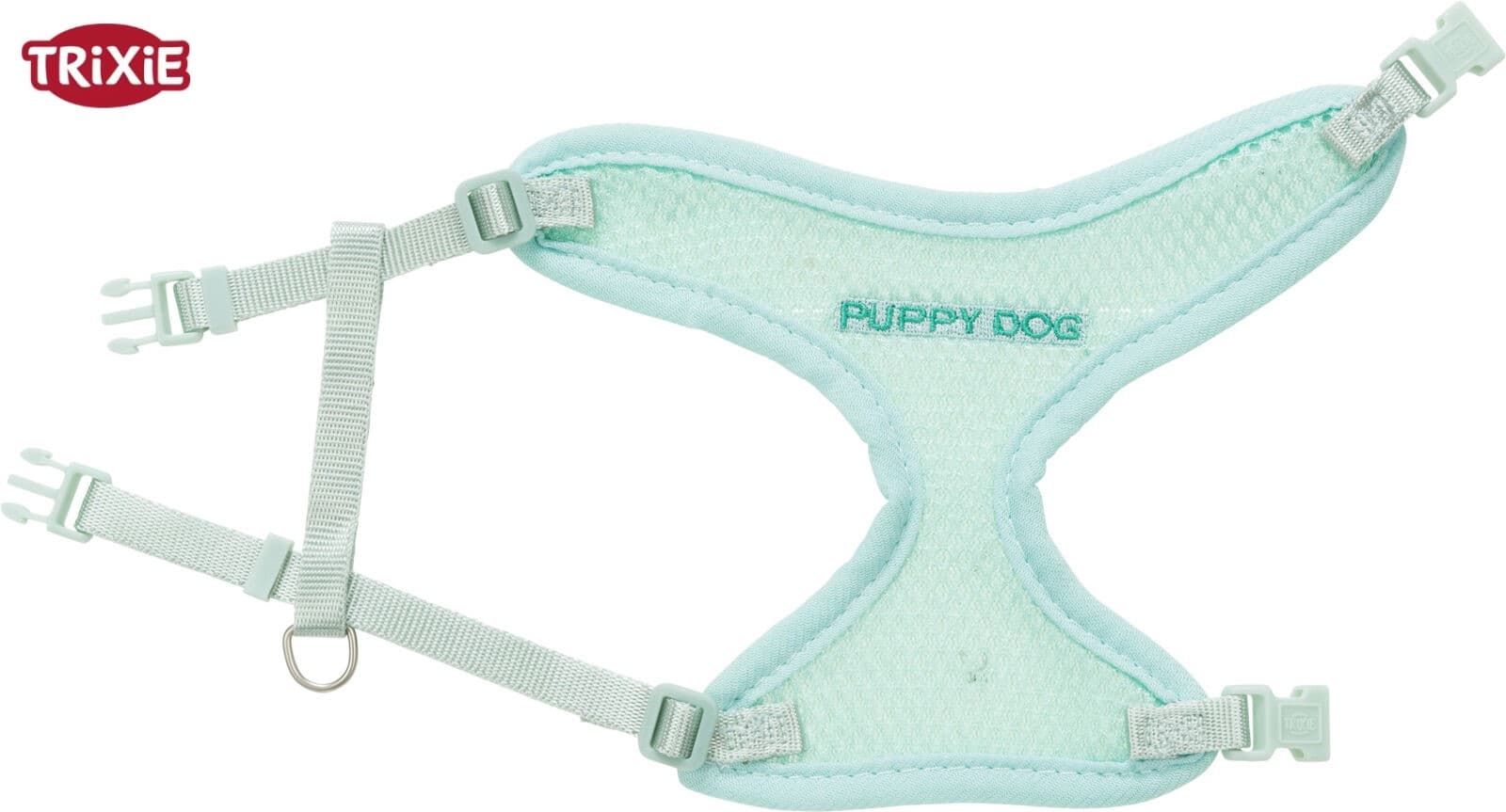 Шлея с поводком для щенков TRIXIE Junior-soft (мятный)