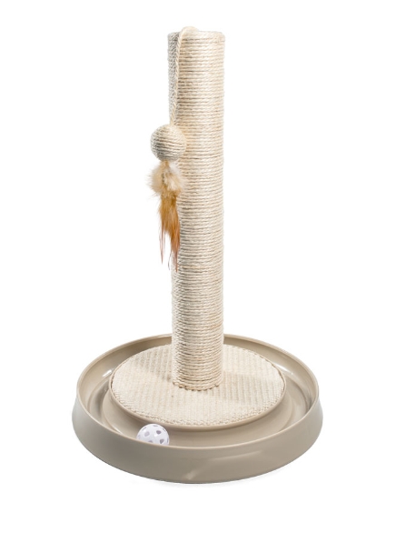 Когтеточка-столбик из сизаля "2в1" Triol