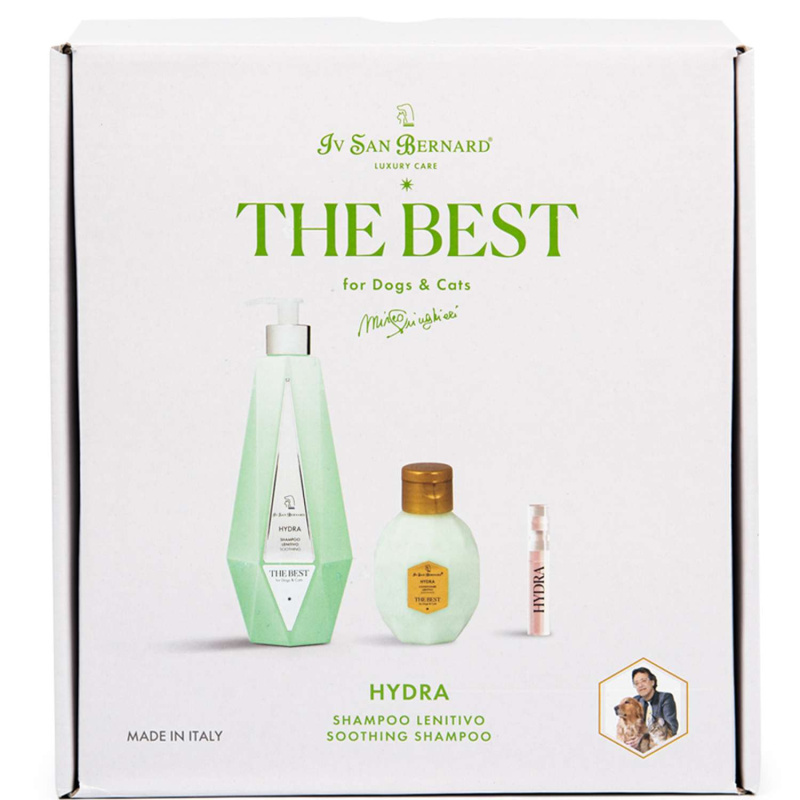 ISB The Best Набор Hydra шампунь против раздражений и перхоти 550 мл, кондиционер 120 мл + парфюм2мл