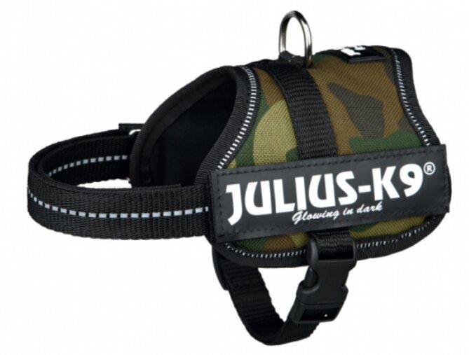 Шлейка тренировочная Julius-K9 "TRIXIE" (Mini-Mini/S) 40-53 см, камуфляж