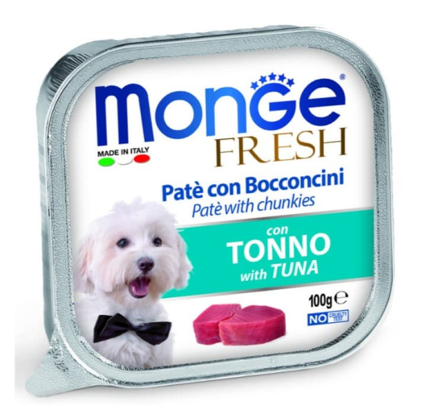 Паштет для собак Monge Fresh Dog Adult (тунец)