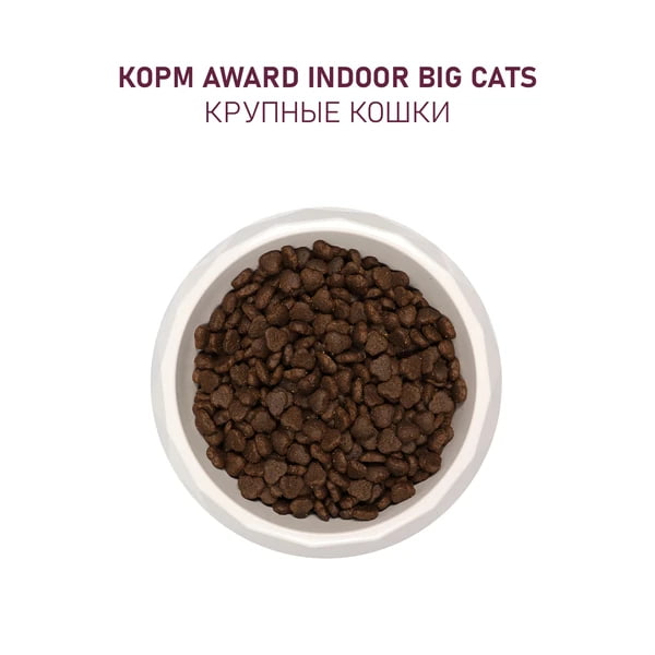 Рацион для кота Award Indoor Big Сats (говядина, курица)