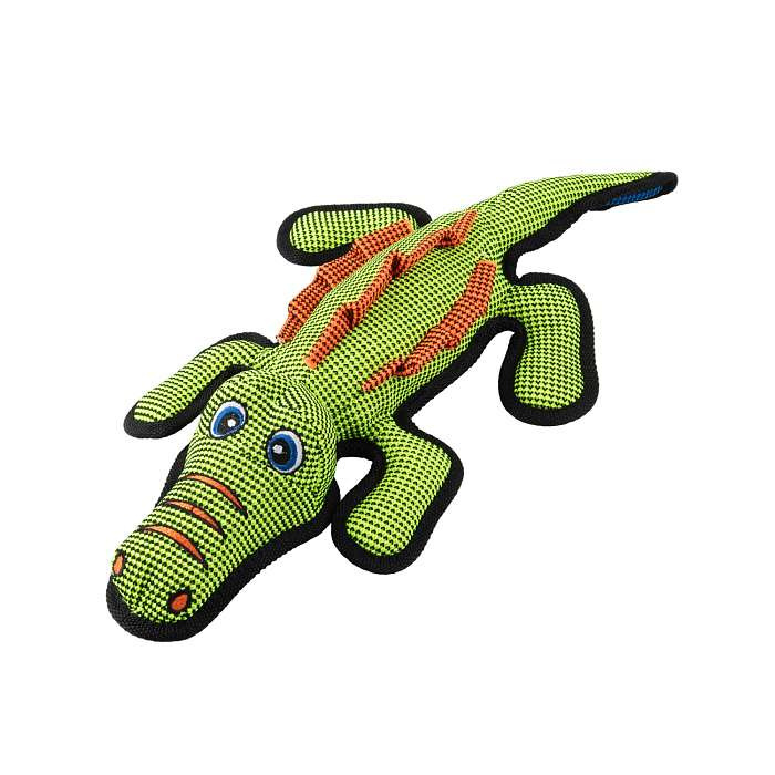 Mr.Kranch Игрушка для собак Аллигатор плюшевая с пищалкой 47 см зеленая