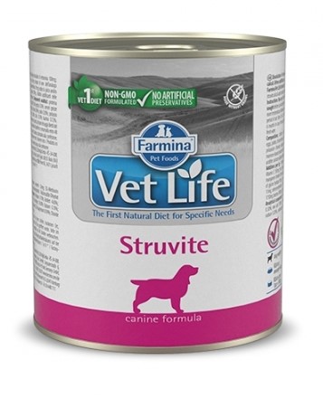 Диетическое влажное питание для собак Консервы для собак Farmina Vet Life Dog Struvite