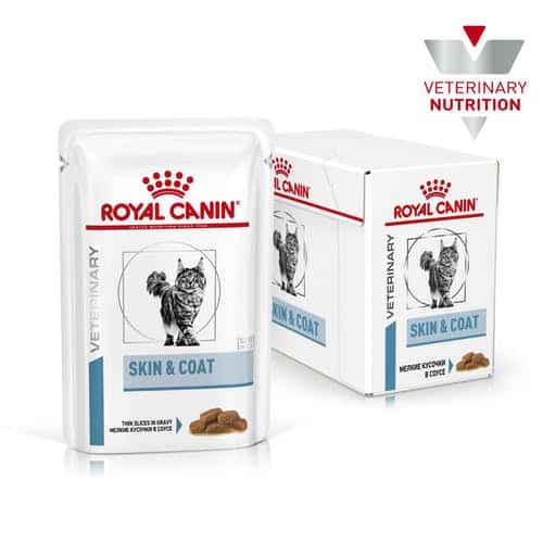 Еда для кота Влажный корм для кошек Royal Canin Skin & Coat Formula