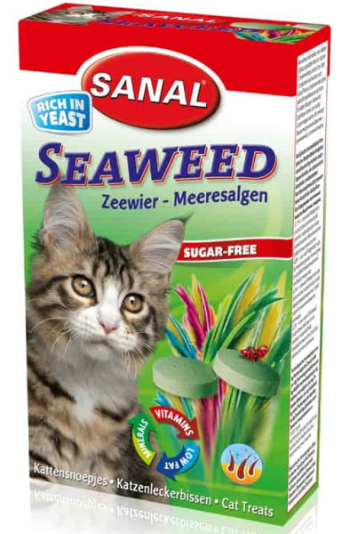 Мультивитаминное лакомство Sanal морские водоросли 50 г.