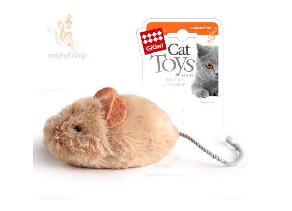 Игрушка для кошек GiGwi "Мышка" (75217)