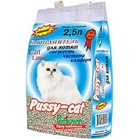 Цеолитовый наполнитель Pussy-cat для котят