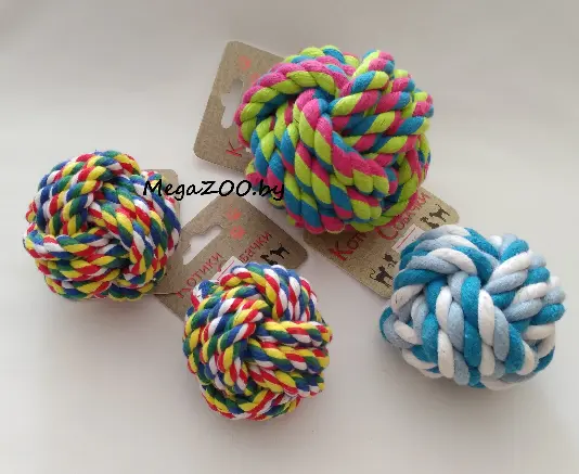 Игрушка для собак "Мяч" хлопок